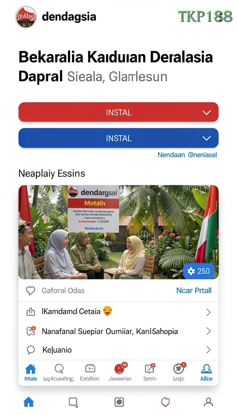 Cuplikan layar IDA777 — aktivitas