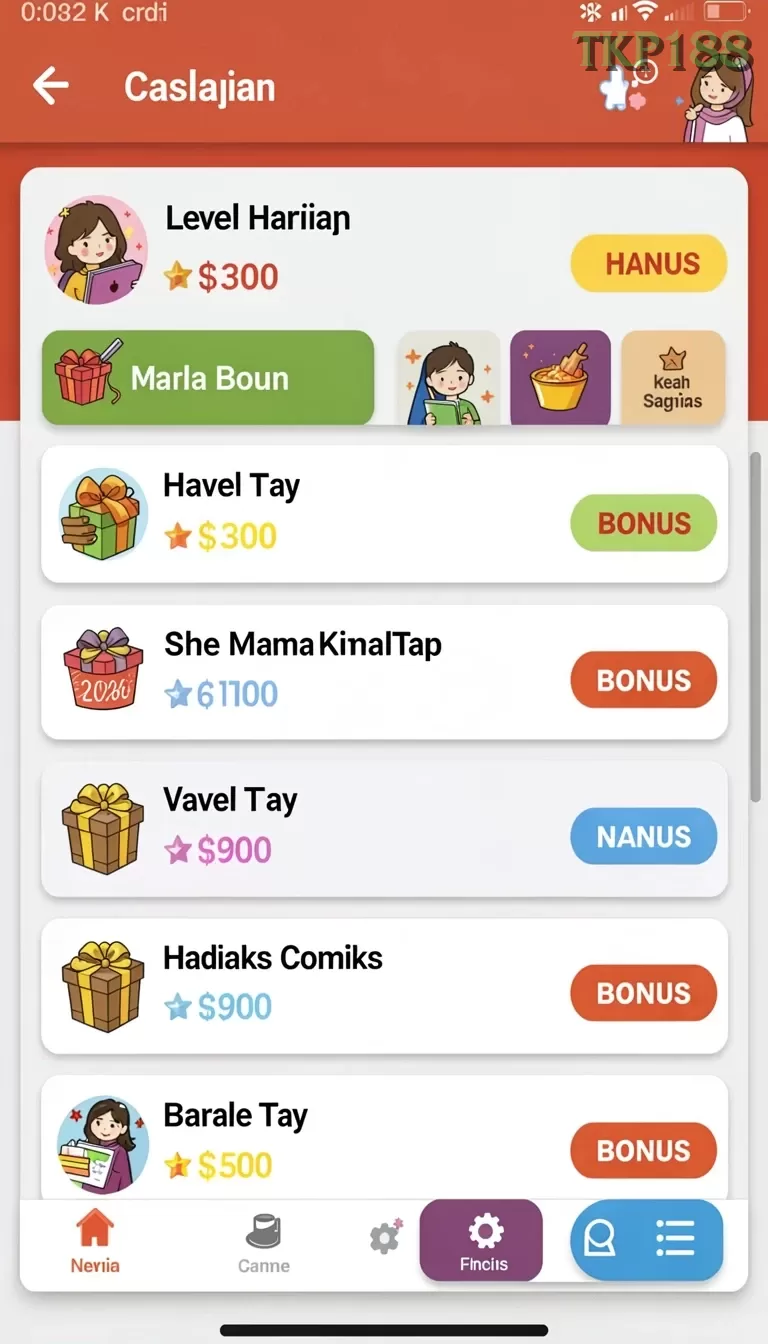 Cuplikan layar 988BET — pengaturan akun