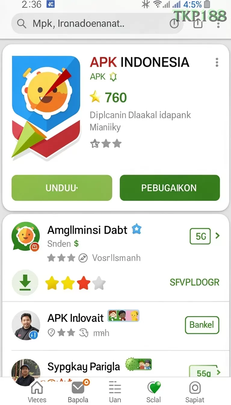 Cuplikan layar PISANGBET — pengaturan akun