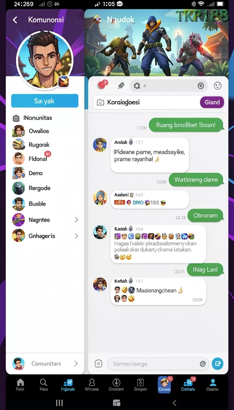 Cuplikan layar BINTANGPO — aktivitas